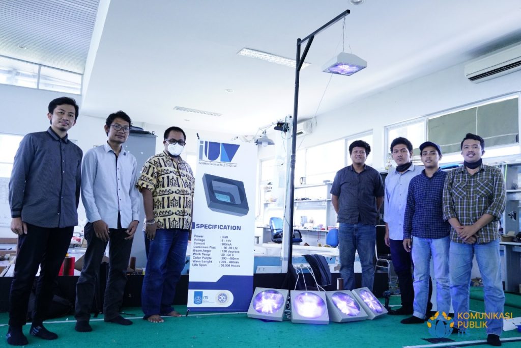 ITS Rancang Lampu LED IUV untuk Sterilisasi Covid-19