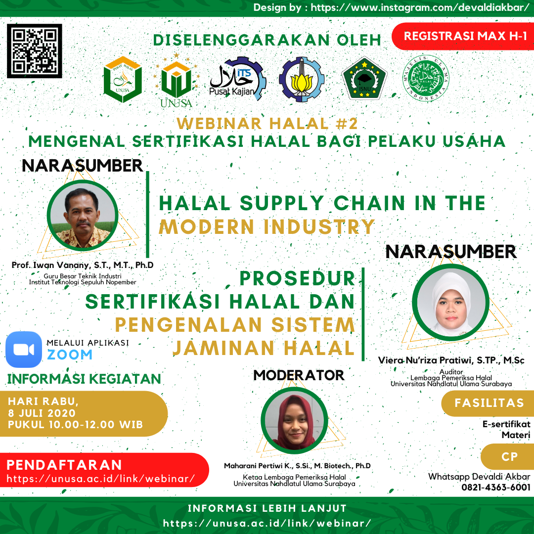 Webinar series #2 Halal Food in the Supply chain (ITS)