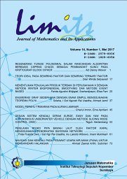 Limits: Journal of Mathematics and Its Applications
