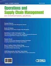 Operations and Supply Chain Management: An International Journal