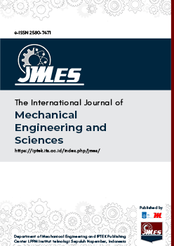JMES The International Journal of Mechanical Engineering and Sciences