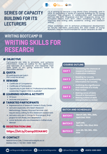 Writing Bootcamp III 2024